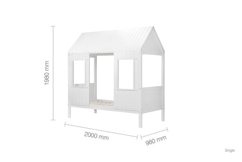Treehouse Single Bed White